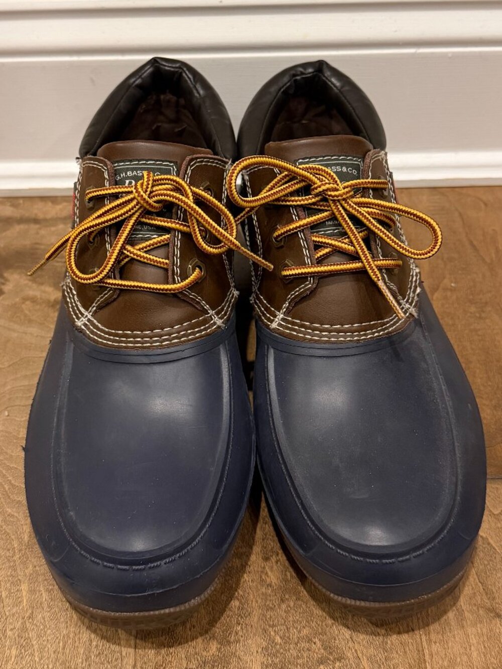 G.H. BASS & CO. men's waterproof ankle rain boots (10M)